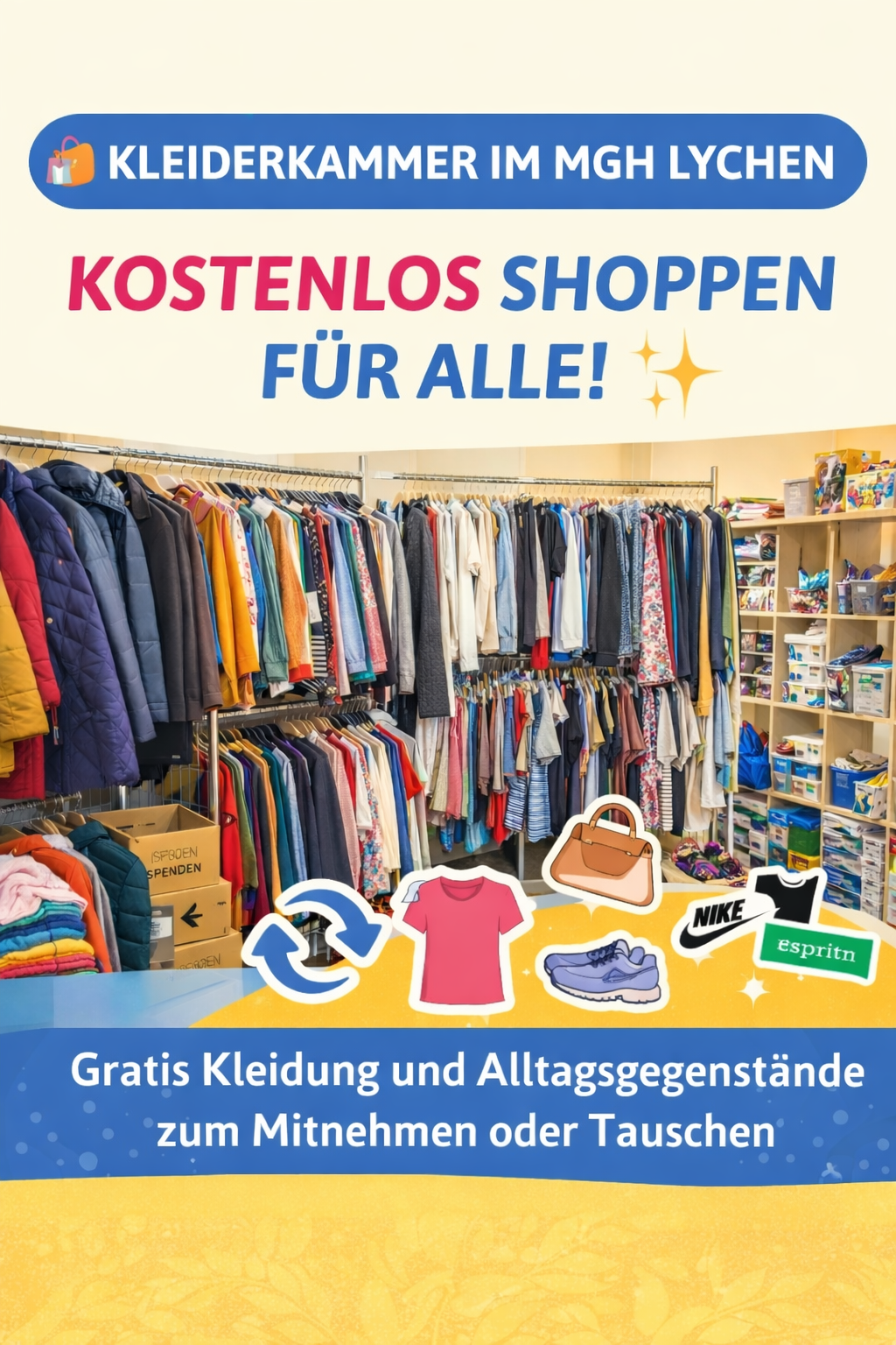 Kleiderkammer Lychen | Volkssolidarität Landesverband Brandenburg e.V.
